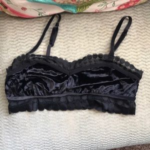 Aerie Velvet and Lace Bralette